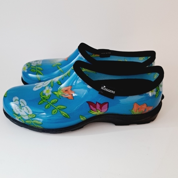 Sloggers Rain & Garden Spring Floral Slip On Waterproof Shoes - Picture 4 of 9